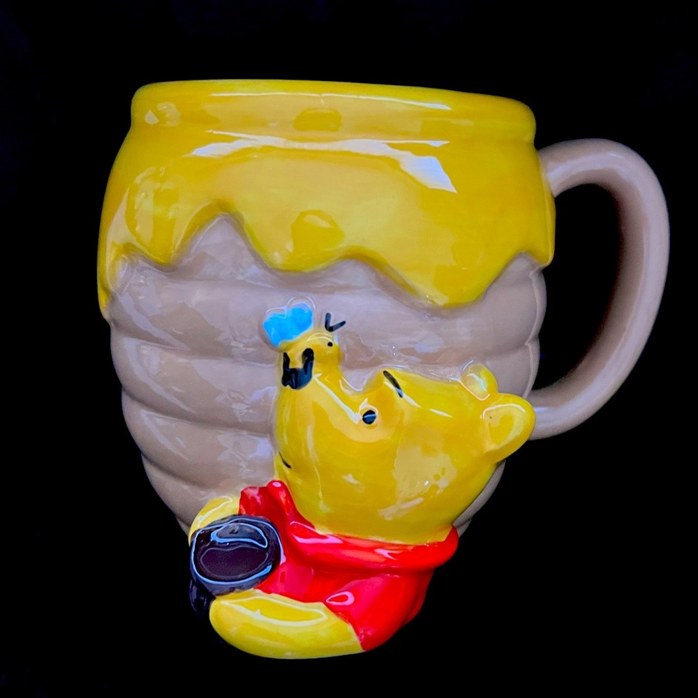 Disney Winnie the Pooh 3-D face super cute mug